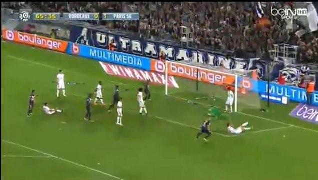 Goal Nicolas Pallois - Bordeaux 1-1 Paris Saint Germain (11.05.2016)