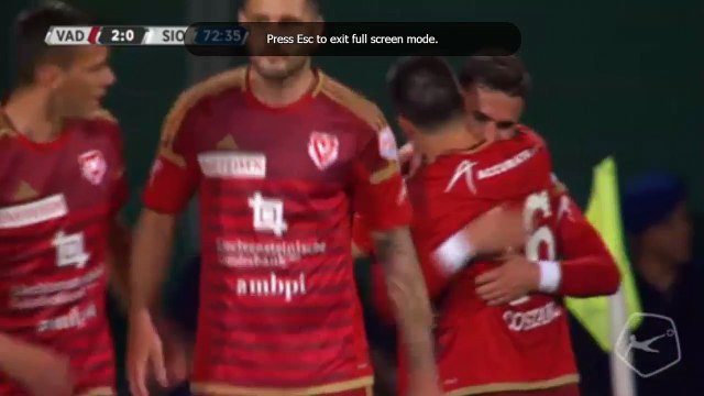 FC Vaduz 2-0 FC Sion Armando Sadiku Goal Swiss Super League 11-05-2016 HD