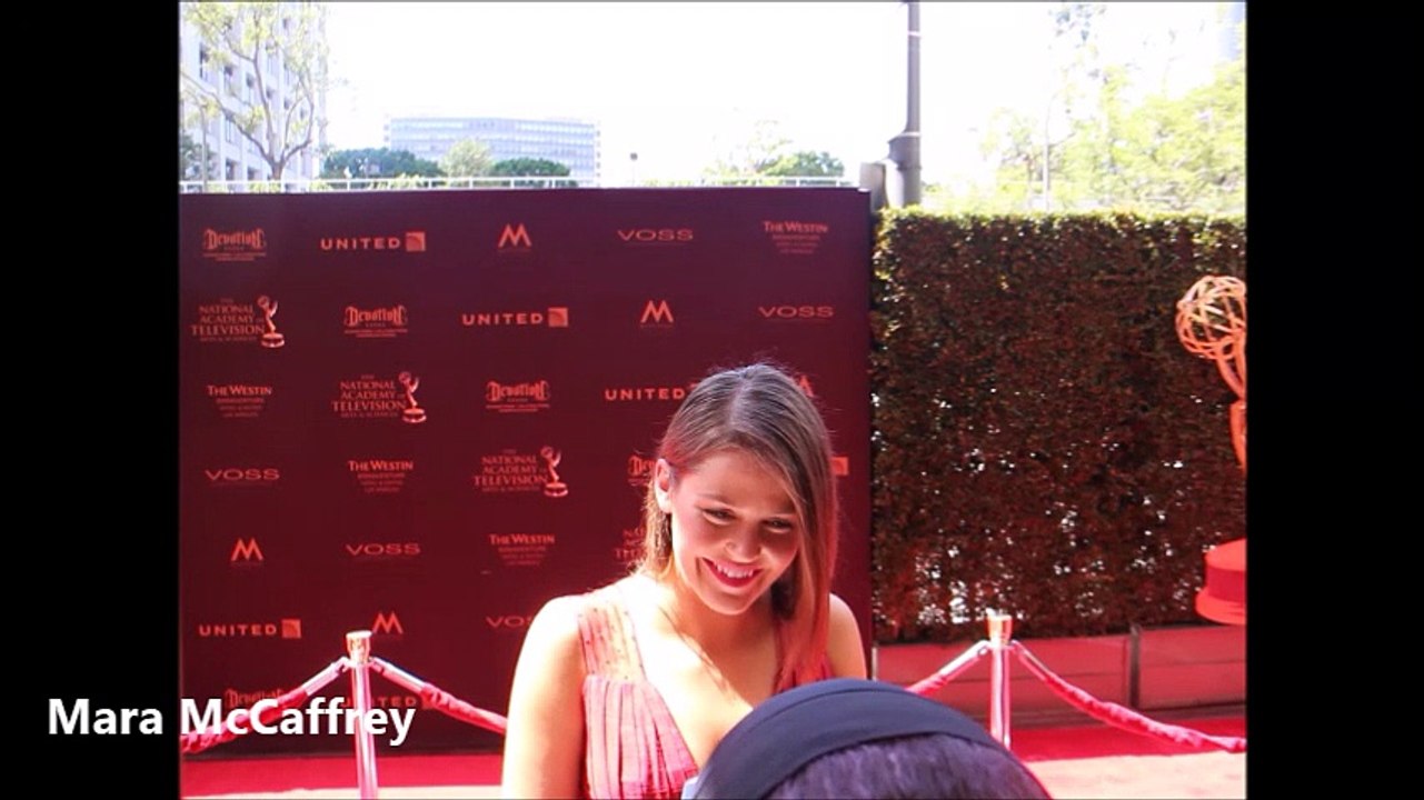 Mara McCaffray of The Young and the Restless at 2016 Daytime Emmys Red Carpet Daytime TV Examiner