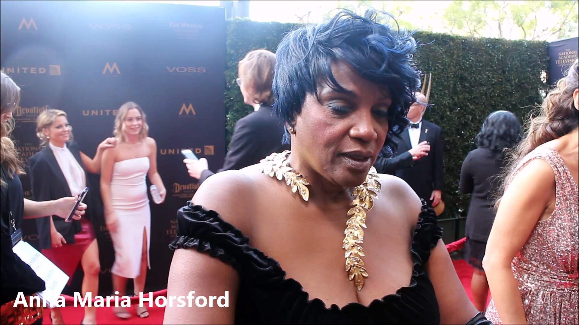 Anna Maria Horsford of The Bold and the Beautiful at 2016 Daytime Emmys  Daytime TV Examiner - video Dailymotion