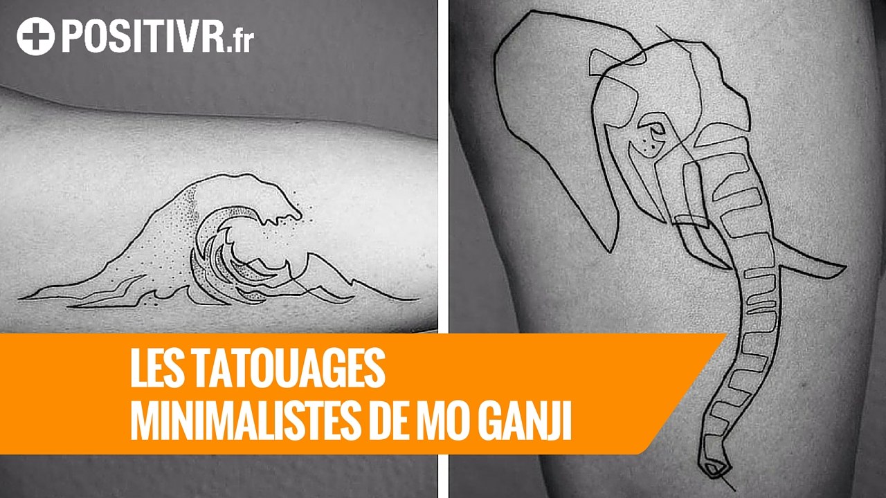 Les tatouages minimalistes de Mo Ganji