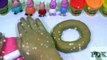 Learning Creating Giant Donut Rainbow Along Peppa Pig Español Videos - Play Doh