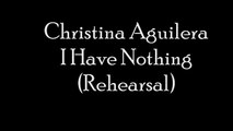 Christina Aguilera - Whitney Houston Tribute Rehearsal (Audio)