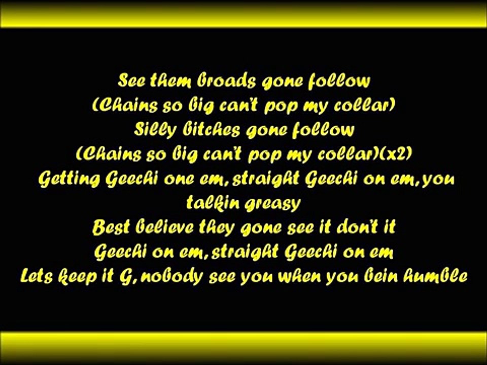 Wale- Chain Music Lyrics