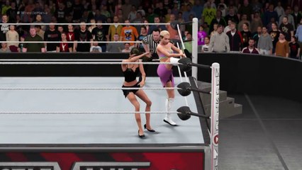 WWE 2K16 Miley Cyrus Vs Ariana Grande