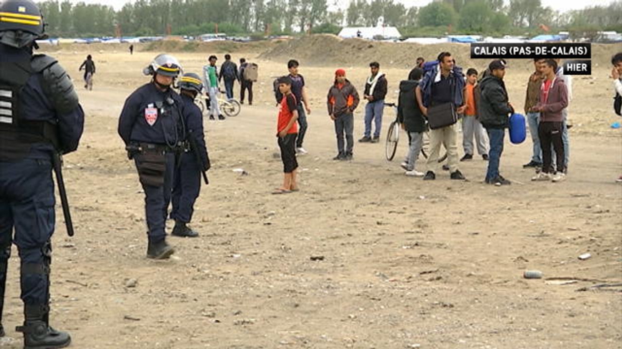 A Calais, nuit de tensions entre migrants et policiers - Le 11/05/2016 à 23h50