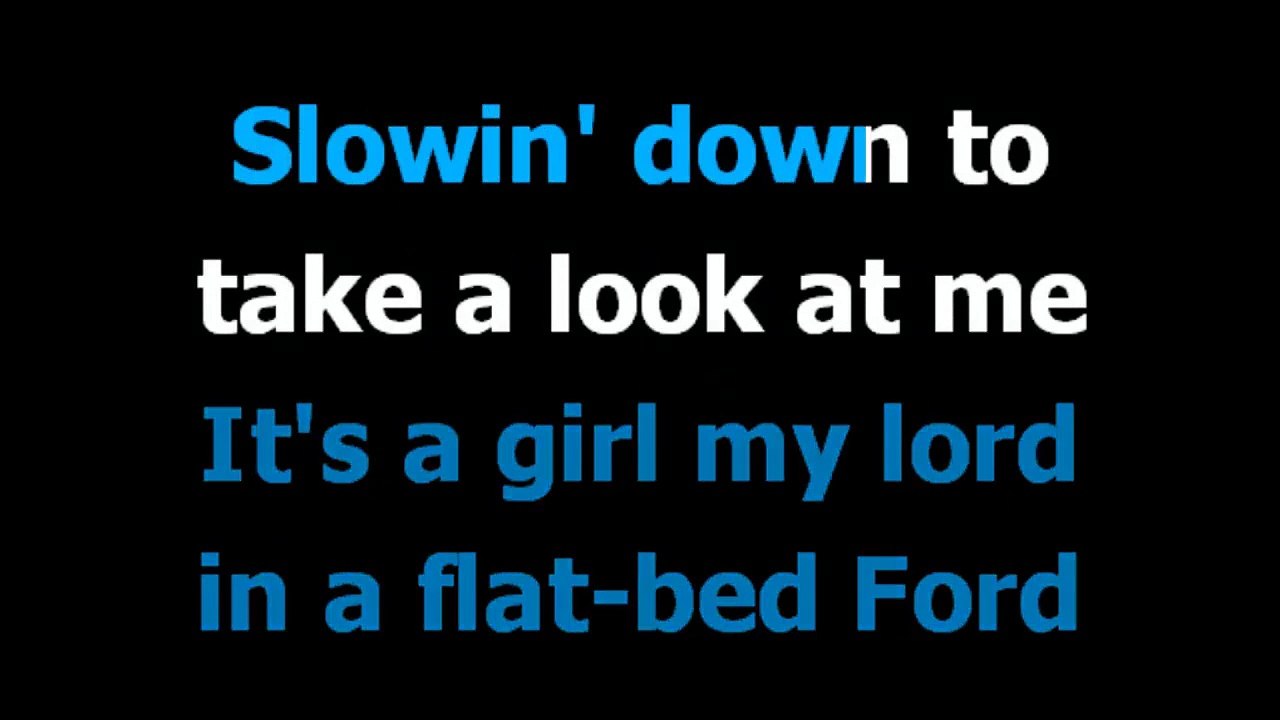 Take it easy   The Eagles - Karaoke version