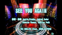 SEE YOU AGAIN／WIZ KHALIFA feat CHARLIE PUTH Wii カラオケ 伴奏のみ）