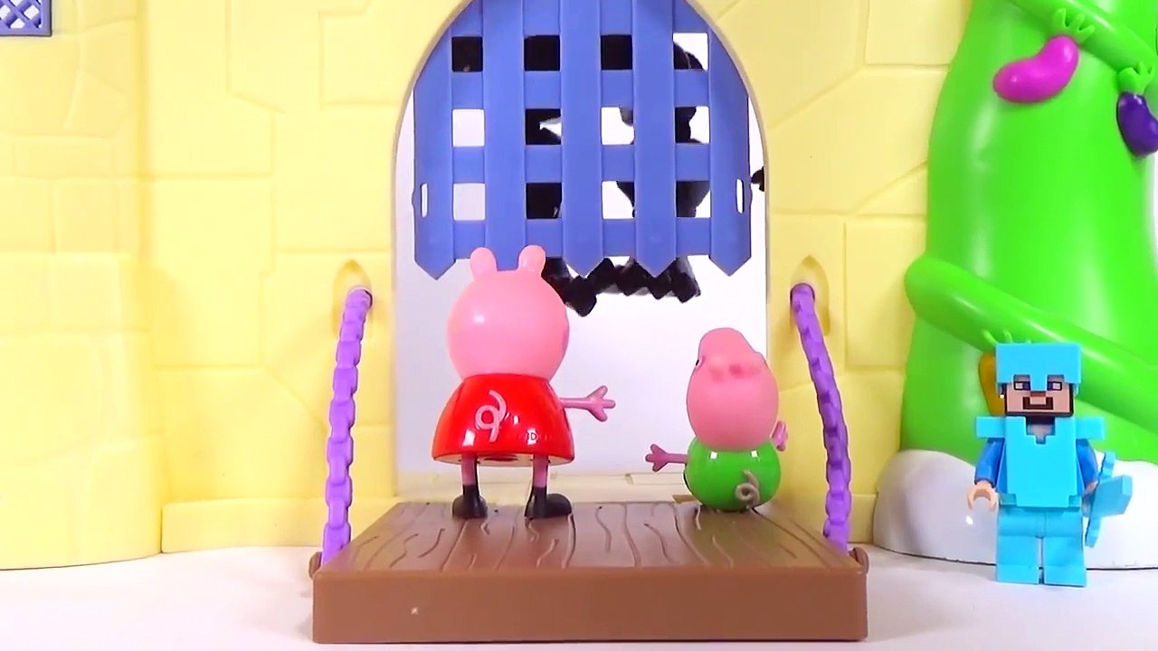 Peppa Pig   Hulkbuster Salva GEORGE GALINHA PINTADINHA PEPPA HULK e Steve do Minecraft Do Venom Toys