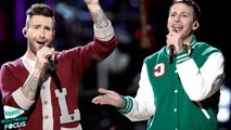 Adam Levine Performs with Andy Samberg's 'Popstar' on 'The Voice'