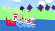 Boat Racing of Grandpa Pig and Granddad Dog Peppa new episodes 2016 coloring book supplies
