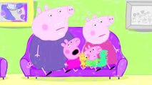 Peppa Pig Grandpa, Granny, Peppa and George are Watching TV New series coloring book cars