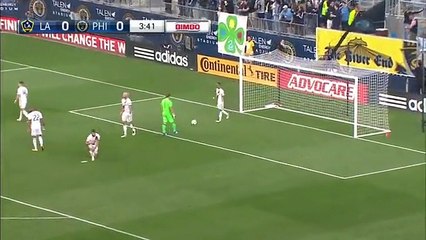 GOAL: Vincent Nogueira - Philadelphia Union 1-0 LA Galaxy - MLS - 11-05-2016
