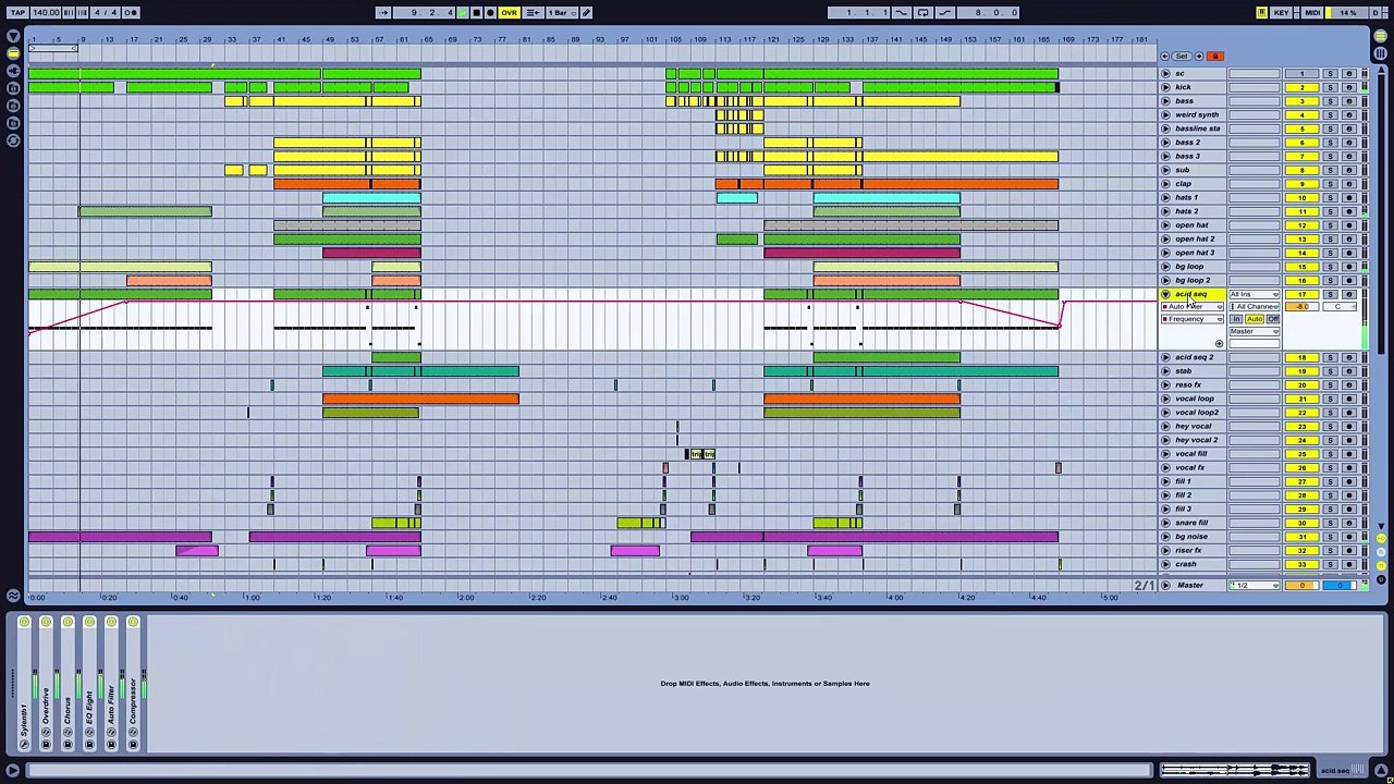 Ableton Live Project 'Psy Trance Vol. 1'