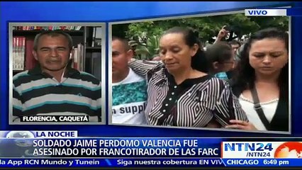 "Si las FARC de verdad tienen voluntad de negociar deben decir: ¡no más muertos!": Padre de soldado asesinado a NTN24
