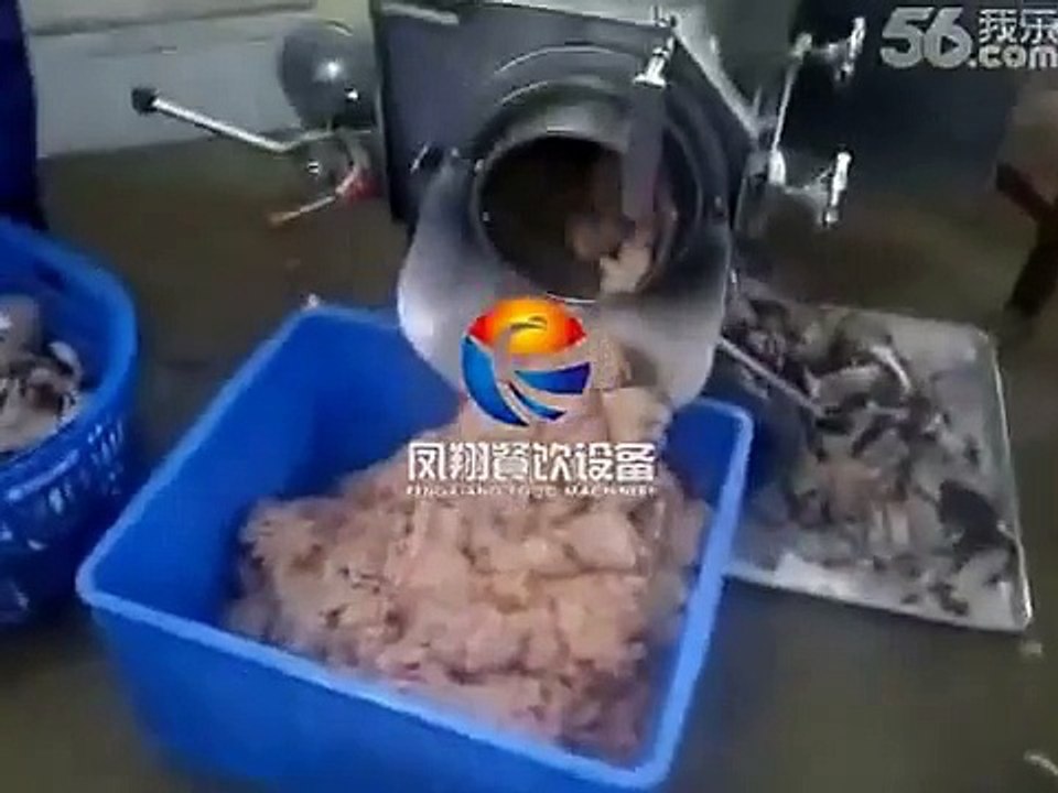 máy tách xương và da cá tự động, máy tách xương cá inox CR900, máy ép cá làm chả CR900