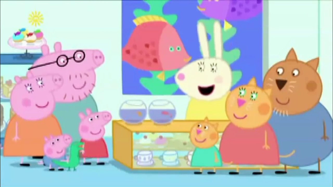 Peppa Pig Toys Play Doh ~ The Aquarium - George's Racing Car