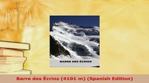 PDF  Barre des Écrins 4101 m Spanish Edition  EBook