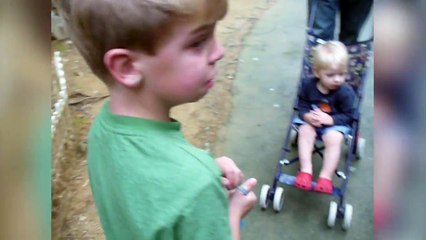 Little Boy Terrified of Birds