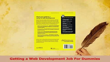 PDF  Getting a Web Development Job For Dummies Download Online