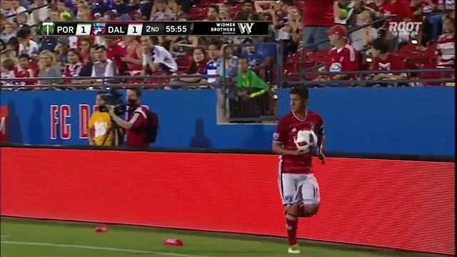 GOAL: Walker Zimmerman - FC Dallas 2-1 Portland Timbers - MLS - 11-05-2016