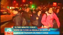 Terremoto 8,3 grados Richter centro de Chile 16 septiembre 2015 earthquake in Chile