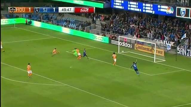 Anibal Godoy Goal - San Jose Earthquakes 2-1 Houston Dynamo - MLS - 11-05-2016