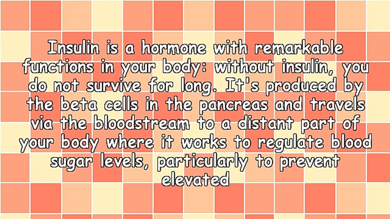 Type 2 Diabetes - The Important Role Of Insulin in Your Body