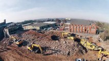 Building Demolition Time Lapse