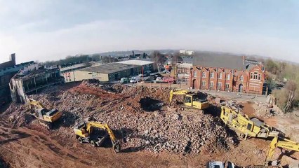 Building Demolition Time Lapse
