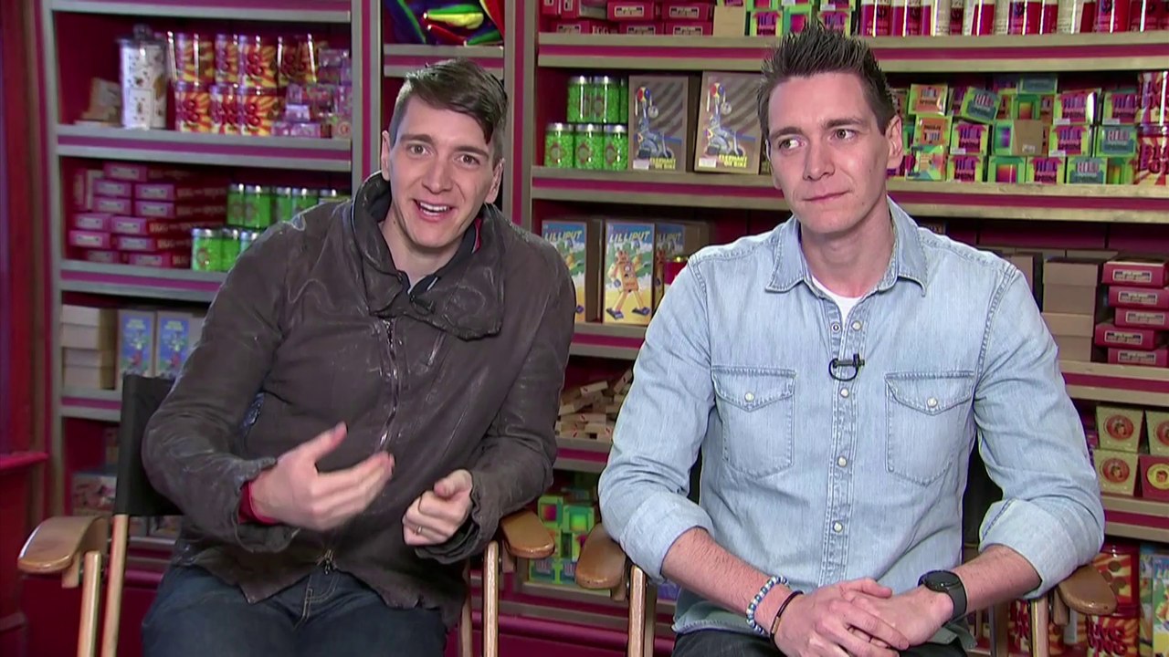 IR Interview: Oliver & James Phelps (The Weasley Twins) For "The Wizarding World Of Harry Potter" [Universal Studios Hollywood]