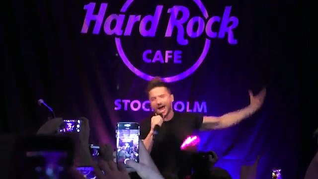 Sergey Lazarev 'Take It Off' at the Wiwi Jam Stockholm