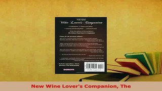 PDF  New Wine Lovers Companion The Free Books