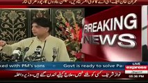 I Can Leak Some of Your Private Things Chaudhry Nisar Threatening Imran Khan