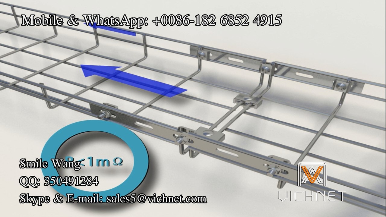 Vichnet Wire Mesh Cable Tray and Connectors-Smile Wang