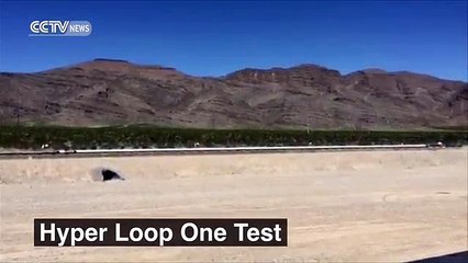Watch- First public test of high-speed Hyperloop transport system