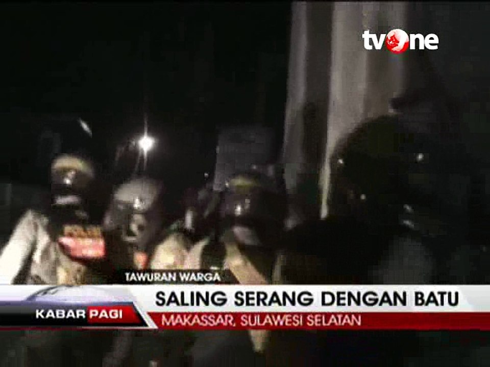 Bentrokan Dua Kelompok Warga di Makassar