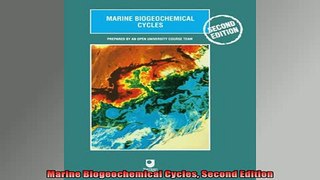 READ FREE FULL EBOOK DOWNLOAD  Marine Biogeochemical Cycles Second Edition Full Ebook Online Free