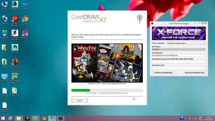 How to install and activate  CORELDRAW GRAPHICS SUITE X7