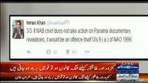 Imran Khan pushes NAB to probe Panama Papers leaks in his latest tweets