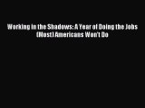 [Read PDF] Working in the Shadows: A Year of Doing the Jobs (Most) Americans Won't Do Download