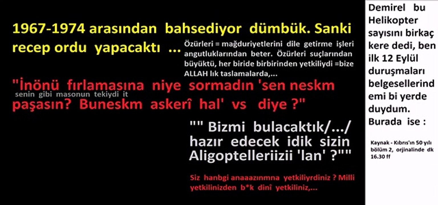 034   6 helikopterli Türkiye 1967-73 lü yıllar