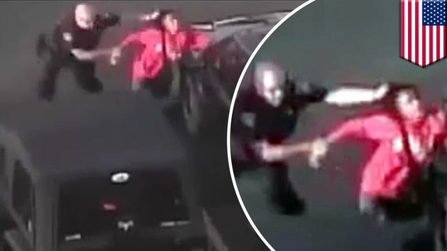 Teen girl suing cop after she's tased and arrested for riding bike in mall parking lot
