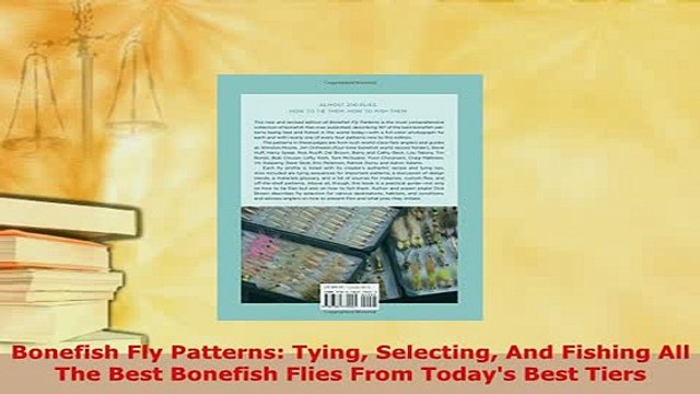 Download Bonefish Fly Patterns Tying Selecting And Fishing All The Best Bonefish Flies From EBook