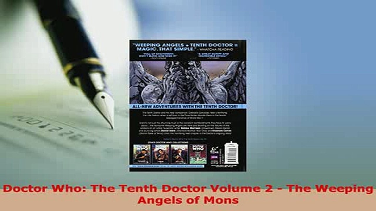 Download  Doctor Who The Tenth Doctor Volume 2  The Weeping Angels of Mons Free Books