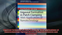 READ book  Gigaseal Formation in Patch Clamping With Applications of Nanotechnology SpringerBriefs Full Free