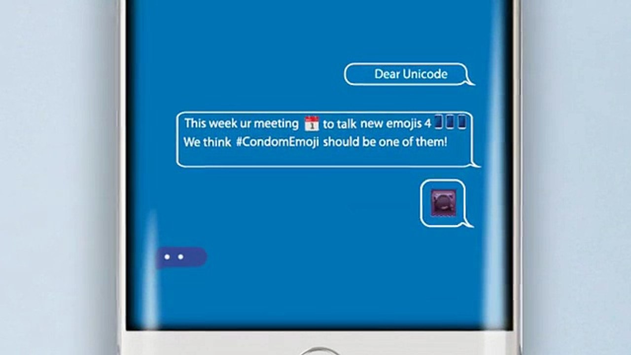 Open Text Message about the #CondomEmoji