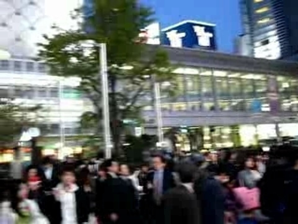 Hachiko plaza, Shibuya, Tokyo Vidéo Dailymotion