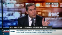 Brunet & Neumann: Valls et Hollande doivent-ils exclure Emmanuel Macron du gouvernement ? - 12/05