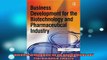 READ book  Business Development for the Biotechnology and Pharmaceutical Industry Full EBook